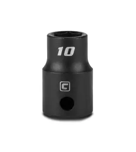 5-3010 Capri Tools 10 Mm Shallow Impact Socket 3/8-inch Drive 6-point Metric