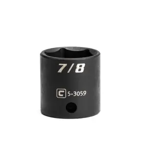 5-3059 Capri Tools Shallow Impact Socket 3/8-inch Drive 6-point Sae 7/8-inch
