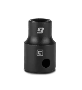 Capri Tools 886352530095 9 Mm Shallow Impact Socket 3/8-inch Drive 6-point Metric