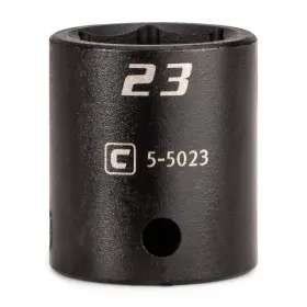 Capri Tools 886352550239 Shallow Impact Socket 1/2-inch Drive 6-point Metric 23 Mm