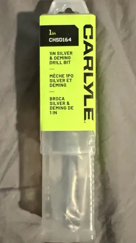 Carlyle Chsd164 1 In Silver And Dimming High Speed Drill Bit P/n