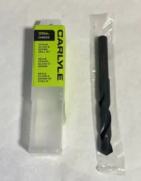 Chsd25 Carlyle 37/64 In Reduced Shank 1/2 Silver And Deming High Speed Drill Bits