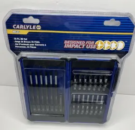 Ibs35 Carlyle Napa Insert Bit Set 1/4 Inch Hex 35 Piece Impact With Case