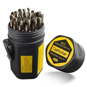 Hsd912 Caroller Drill Bit Set 29-piece M35 Cobalt Steel Metal Bits Durable Round Shank Dri