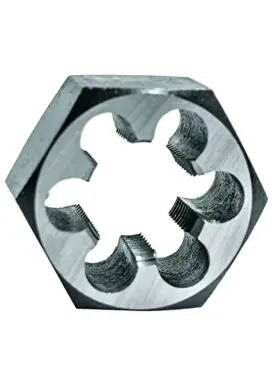 98219 Century Drill High Carbon Steel Fractional Hexagon Die 1-8 Nc