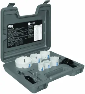 5902 Century Drill & Tool And Shark Tooth Electricians Bi-metal Hole Saw Kit