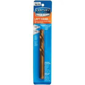 74130 Century Drill & Tool And 15/32 Inch Cobalt Steel Left Hand Bit