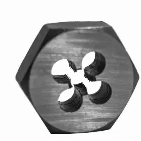 96206 Century Drill & Tool 2 Pack - Fractional Hex Die 3/8-24 National Fine 1- Inch