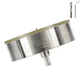 Dhs01140 Cenyb 5-1/2inch 140mm Diamond Hole Saw With Center Drill Bit And Diamond-coated C