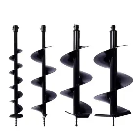 4-garden Cesicia 445007088041 Auger Drill Bits For Planting Set Of Bit Spiral F