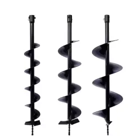 3-garden Cesicia 445032342330 Auger Drill Bits For Planting Set Of Bit Spiral F