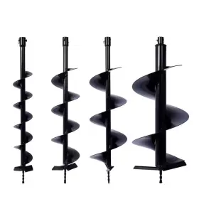 4-garden Cesicia 711181510812 Auger Drill Bits For Planting Set Of Bit Spiral F