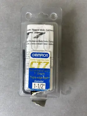 Ct7-1-1 Champion Ct7-1-1/2 1-1/2 Inch Ct7 Carbide Tipped Hole Cutter/ Saw Metal Cutting 1 Depth