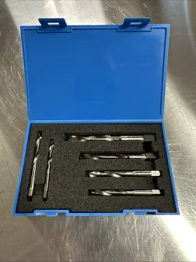 Dt22 Champion Cutting Tools Set-6-pc Standard Combination Drill And Tap New Open