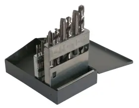 52581 Chicago Latrobe Gt18 Drill Bit Spiral Point Tap 18-pc #6-32 To 1/2 Inch -13