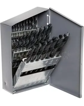 57714 Chicago Latrobe 29pc Drill Bit Set 1/16 Inch -1/2 Black Oxide Usa