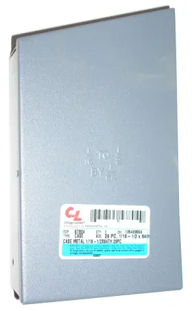 57804 Chicago Latrobe L Atrobe 29pc Steel Drill Bit Case Empty 1/16 - 1/2 In 1/64 Increments