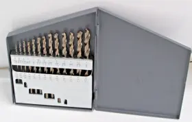 57851 Chicago Latrobe 13pc Cobalt Drill Bit Set M42 Jobber Lengths 1/16-1/4 Usa