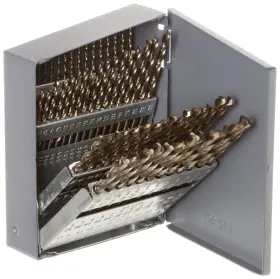 1u202 Chicago-latrobe 57853 550 Series Cobalt Steel Jobber Length Drill Bit Set Wit