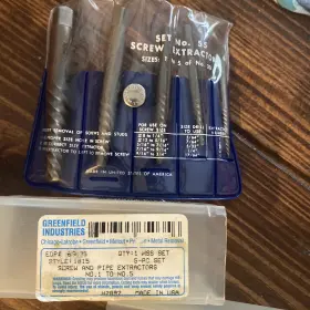 65035 Chicago-latrobe Screw Extractor 5pc Set 800 #1 - #5