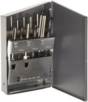 Hm18 Chicago-latrobe 662355525418 52541 High-speed Steel Jobber Length Drill Bit And Tap S