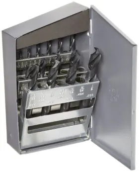 Chicago-latrobe 662355698891 159 Series High-speed Steel Short Length Drill Bit Set In Met