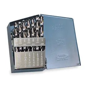 69850 Chicago-latrobe Jobber Drill Set 15 Pc Hss 1v687