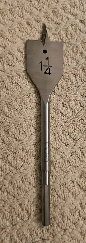 300130 Chicago Tool Tm Vtg Co. Steel 1-1/4 Inch -wood Drill Bit #300130 Pre-owned