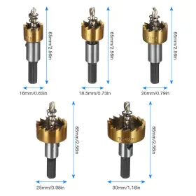 B152330y92gu5081 Chosmoos Steel Carbide Tip Hole Saw Tooth Hss Drill Bit Tct Metal Wood Alloy 10