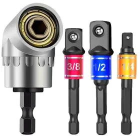 Cigotu 778836681433 Impact Grade Power Hand Tools Driver Sockets Adapter Extension Set 3p