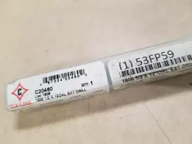 53fp59 Cle-line C20460 Extra Long Drill 1/2 Inch Hss