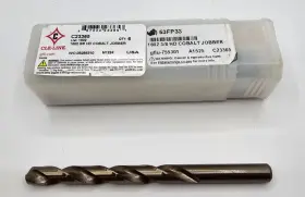 53fp33 Cle-line C23365 Qty 4 135 Degree Cobalt Jobber Drill Bit 1802 3/8 Inch Hd