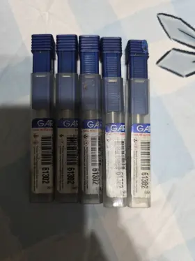 C97413 Cle-line Garr Solid Carbide 3/8 Ball End Mill 1.5 Flute 4 Inch Oal Lot Of 5