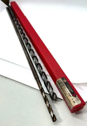 C09847 Cleveland Usa Extra Long Cle-force 1/2 X 18 Inch 5/16 19 Drill Bit Set Lot Twist