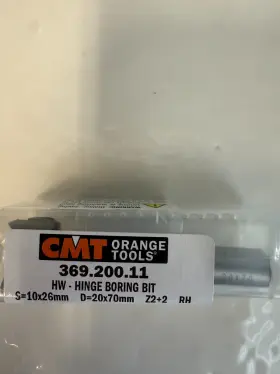 369.200.11 Cmt Hw Hinge Boring Bit Orange Tools Set Of 9