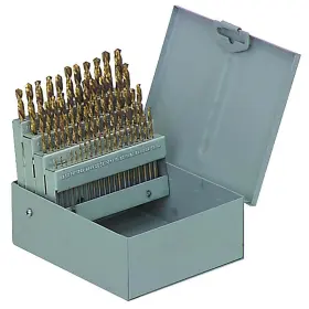 79610055335 Cmt Titanium 1 Thru 60 Number Wire Gauge Numbered Drill Bit Set