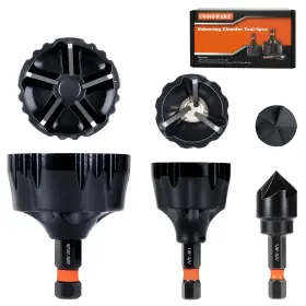 Tgcountersink-3p Comoware Threaded Rod Deburring Tool External Chamfer For Metal Tungsten Carbid