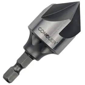 Conquer Ht05065 Tools 5 Flute Metal Countersink Drill Bit 87 Degree For 1/4ftft Hex Shank Fit 5/32