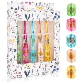 Coopaygzm90505 Coopay Crochet Hook Set 5 Pcs Hooks With Case 4mm 4.5mm 5mm 5.5m