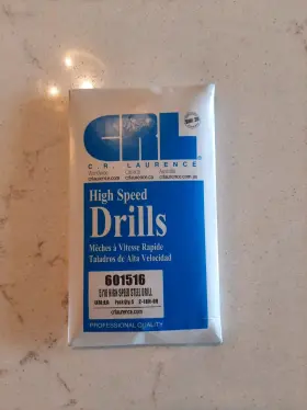 601516 Cr Laurence Pack Of 5 Crl 5/16 Inch Fractional Sized Drill Bit High Speed- 6 Long