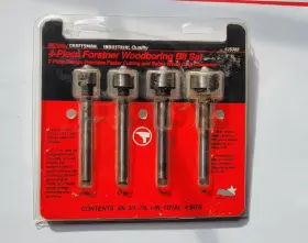 25388 Craftsman 4 Piece Forstner Drill Bit Set Made In Usa 5/8 Inch - 1