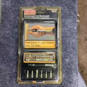 26176 Craftsman Professional Usa Compact Screw Guide And Bit Set Nos