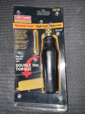 26198 Craftsman Sears Profession Usa Nos Speed Lok High Torque Handle Speed-lok