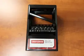 66852 Craftsman New Metal Drill Bit Index Case - #