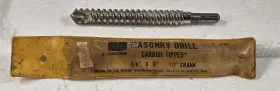 Craftsman 67326 Vintage 5/8 Inch X 6 Masonry Drill Bit 1/2 Shank Carbide Tipped