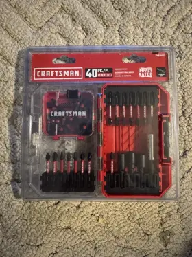 Craftsman 885911702409 40 Piece Impact Driver Torsion Screwdriving Bit Set Cmaf40set