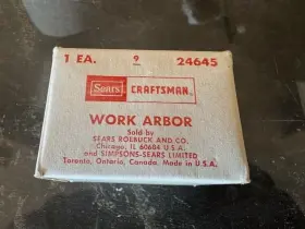 9-24645 Craftsman Sears Drill Press Arbor In Original Box