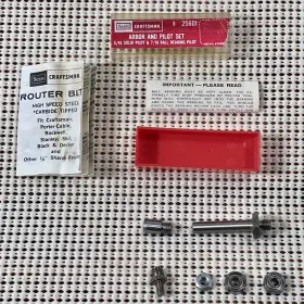 9-25601 Craftsman Vintage Sears Arbor And Pilot Set In Original Box W Instructions