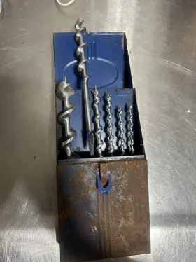 9-4156 Craftsman Vintage Usa Sears Auger Drill Bit Set