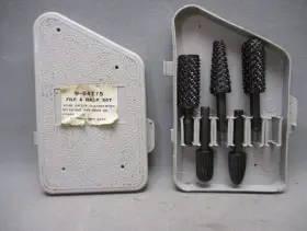 9-64775 Craftsman 5pc Set Rotary Wood Rasp File Burrs Steel